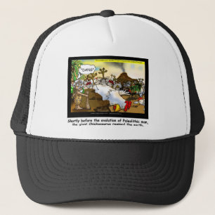 Funny Chicken (Chickasaurus) Tees Mugs Cards Etc Trucker Hat