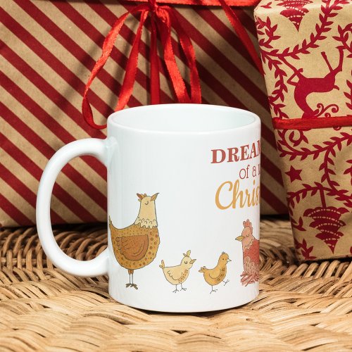 Funny Chicken Christmas  Coffee Mug