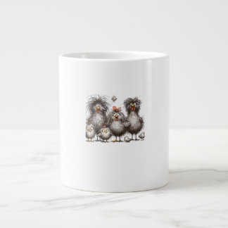 Funny Chicken Classic Retro Style Giant Coffee Mug