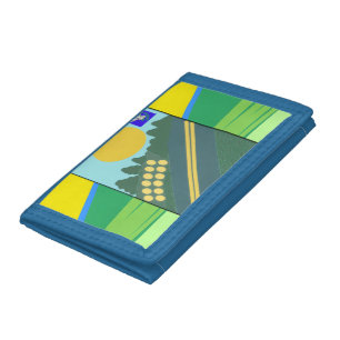 Funny Chicken Coup Tri-fold Wallet
