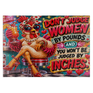 Funny Chicken Cutting Board
