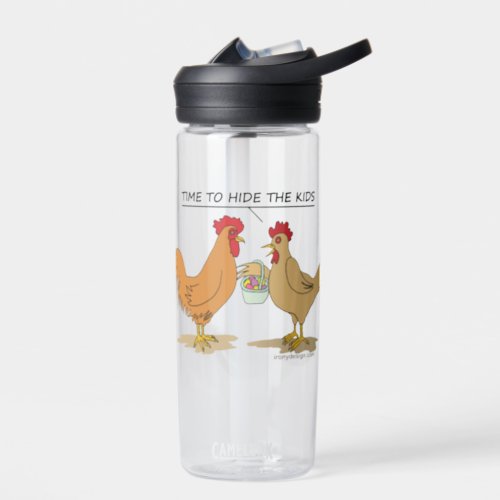 Funny Chicken Easter Egg Hunt CamelBak Eddy Water Bottle