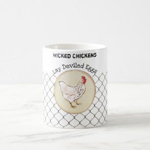 Funny Chicken Egg Novelty Rustic Shabby Farmhouse Coffee Mug