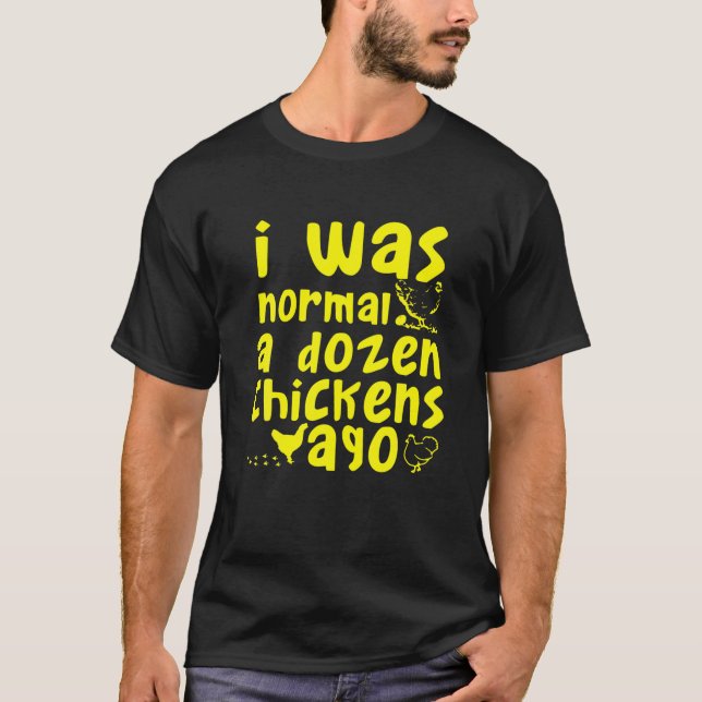 Funny Chicken Farm Farmer Ladies Country Crazy Chi T-Shirt (Front)