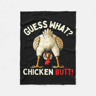 Funny Chicken Graphic Tee Men Women Kids Chicken B Fleece Blanket