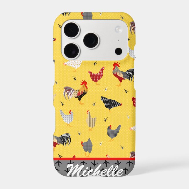 Funny Chicken Iphone Case (Back)
