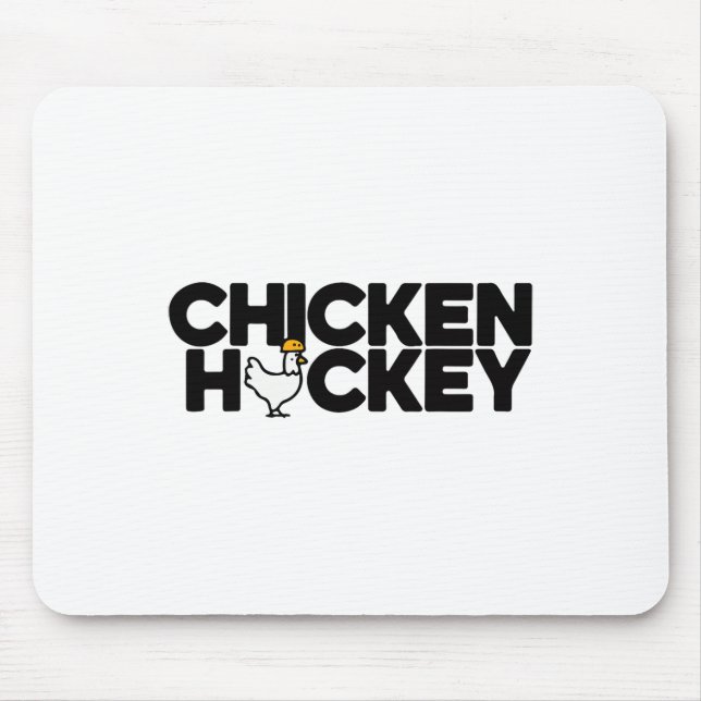 Funny Chicken Jockey Stacked Repeat Fun Gag Meme H Mouse Pad (Front)