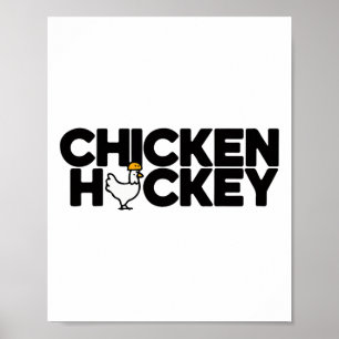 Funny Chicken Jockey Stacked Repeat Fun Gag Meme H Poster