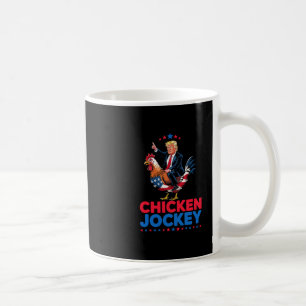 Funny Chicken Jockey Trump Meme  Coffee Mug