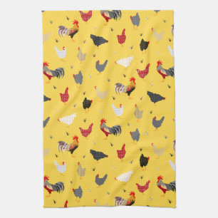 Funny Chicken Kitchen Towel