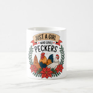 Funny Chicken Lady Coffee Mug