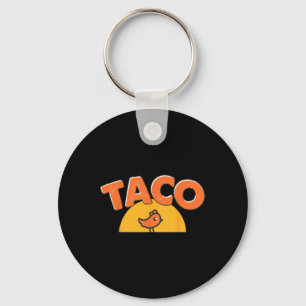 Funny Chicken Meme Trendy Taco Trump Always Chicke Keychain