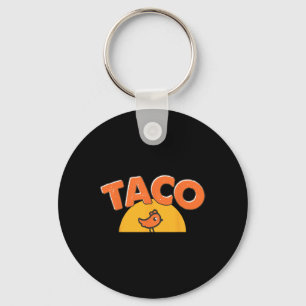 Funny Chicken Meme Trendy Taco Trump Always Chicke Keychain