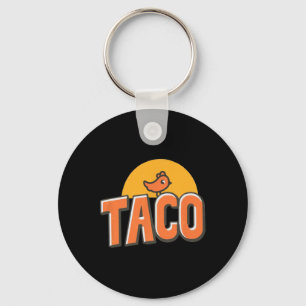 Funny Chicken Meme Trendy Taco Trump Always Chicke Keychain