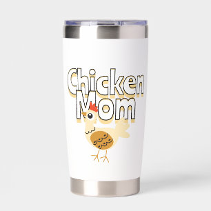 Funny Chicken Mom Personalized Insulated Tumbler