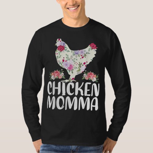 Funny Chicken Momma For Women Mothers Day T_Shirt