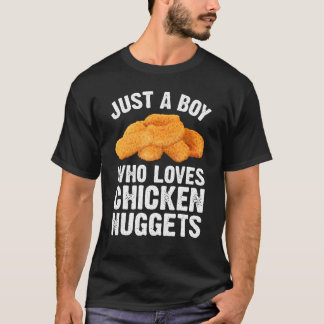 Funny Chicken Nugget For Men Boys Kids Chicken Nug T-Shirt