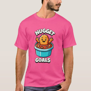 Funny Chicken Nugget Goal Dipping Sauce T-Shirt