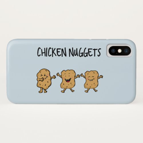 Funny Chicken Nuggets iPhone XS Case