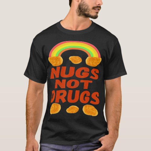 Funny Chicken Nuggets Costume Fast Food Pun Nugs T_Shirt