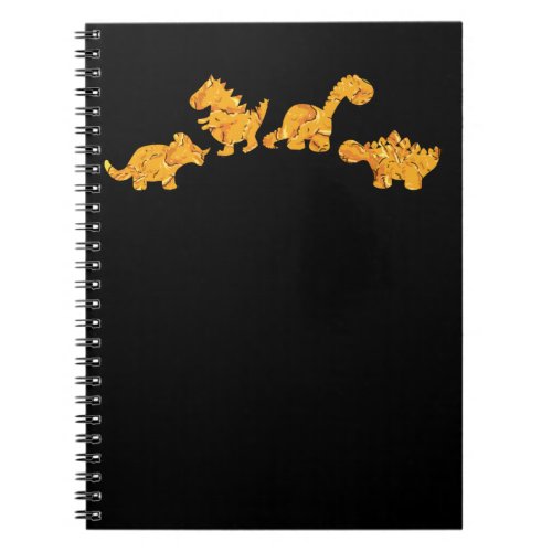 Funny Chicken Nuggets Dino Food Dinosaur Lover Notebook