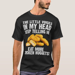 Funny Chicken Nuggets Gift For Men Women Nuggets L T-Shirt