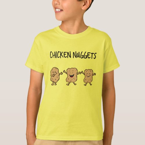 Funny Chicken Nuggets T_Shirt