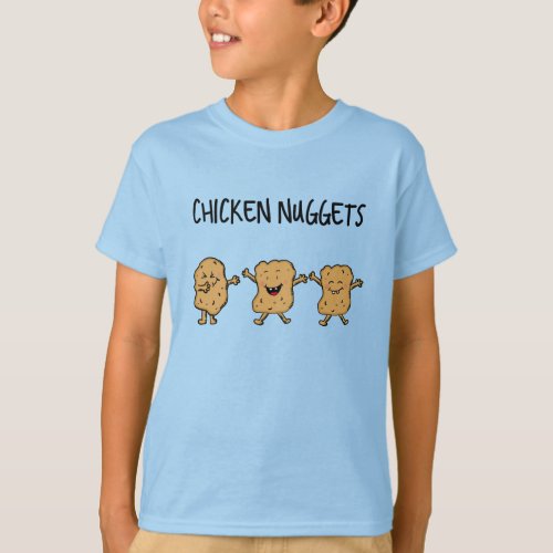 Funny Chicken Nuggets T_Shirt