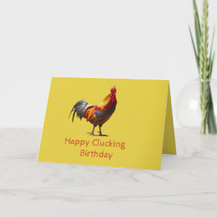Funny Chicken Personal  Birthday Card