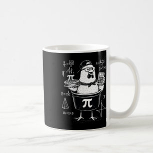 Funny Chicken Pot Holding Calculator Math Teacher Coffee Mug