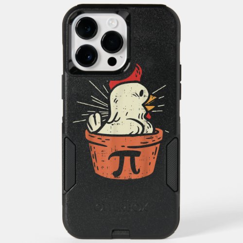 Funny Chicken Pot Pi Shirt Day Pie Math Lover Geek OtterBox iPhone 14 Pro Max Case