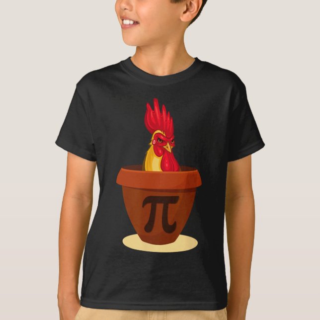 Funny Chicken Pot Pie - Chicken Pi Day 2019 Shirt  (Front)