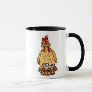 Funny Chicken Pun Chicken Quote Humor Mug