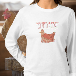 Funny Chicken Pun Christmas T-Shirt