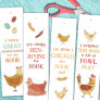 Funny Chicken Puns DIY Bookmarks