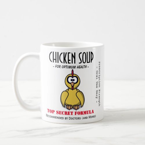 Funny Chicken Soup Get Well Soon Mug