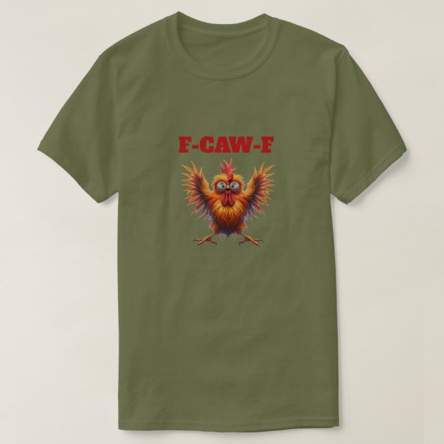 Funny Chicken T-Shirt (Design Front)