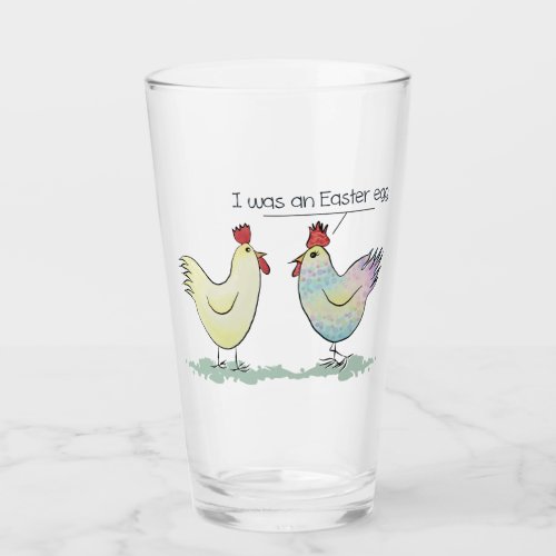 Funny Chicken was an Easter Egg Glass