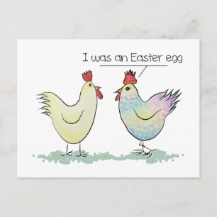 Funny Chicken was an Easter Egg Holiday Postcard