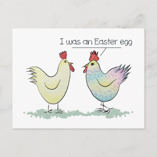 Funny Chicken was an Easter Egg Holiday Postcard