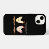 Funny Chicken was an Easter Egg iPhone Case (Back Horizontal)