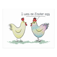 Funny Chicken was an Easter Egg Postcard