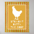 Funny Chicken Word Art Poster | Zazzle