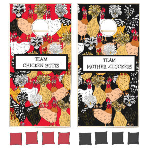 Funny Chickens Cornhole Set