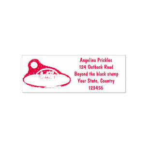 Funny chickens in space cartoon illustration self-inking stamp