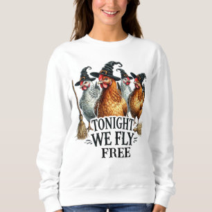Funny Chicks Halloween Sweatshirt