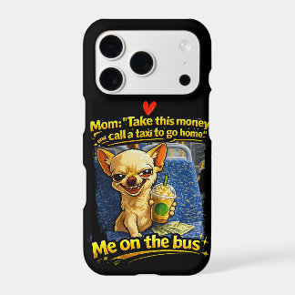 Funny Chihuahua Bus Meme Teen Gift iPhone 17 Pro Case