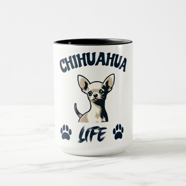 Funny Chihuahua Dog Mug (Center)