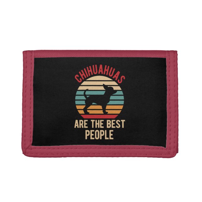Funny Chihuahua Dogs Gift Trifold Wallet (Front)