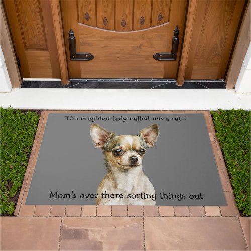 Funny Chihuahua Doormat